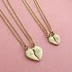 Engraved Heart Pendant to Share 