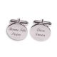 Oval Cufflinks to Personalise