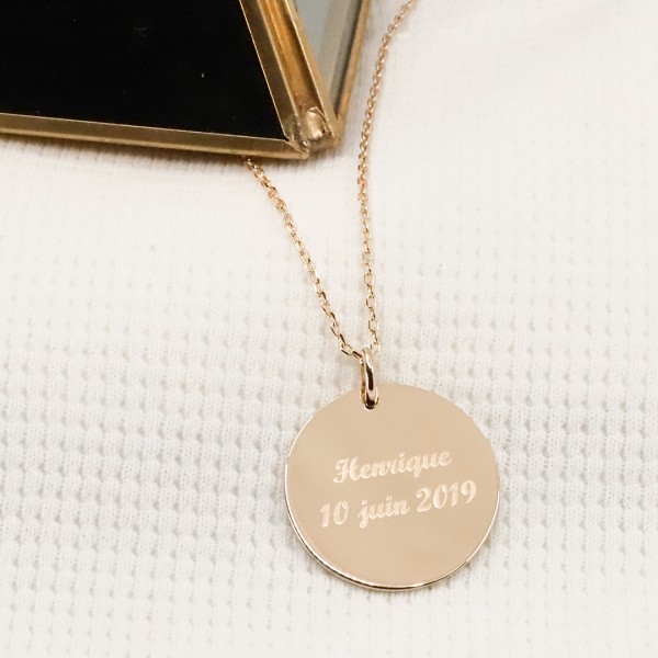 Personalised Charm 1” (2.5cm) Necklace